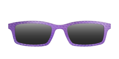 The Polarized Deep Purple Scales Sun Top - Front Top Thumbnail - Pair Eyewear