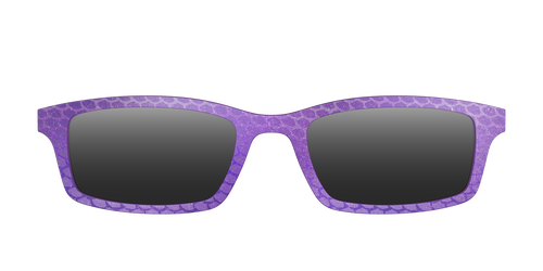 The Polarized Deep Purple Scales Sun Top - Pair Eyewear