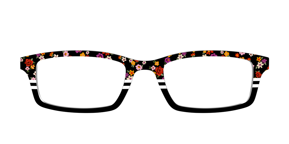 The Ditsy Stripe Split - Front Top Image - Pair Eyewear