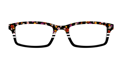 The Ditsy Stripe Split - Front Top Thumbnail - Pair Eyewear