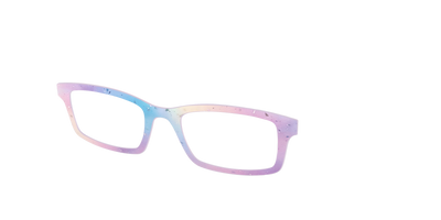 The Dreamy Pastel with Holographic Glitter - Angle Top Thumbnail - Pair Eyewear