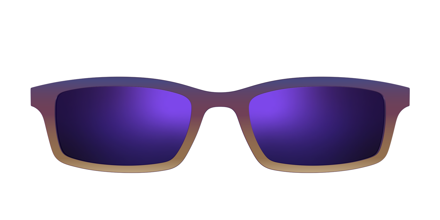 The Polarized Dusk to Dawn Gradient Sun Top - Front Top Image - Pair Eyewear