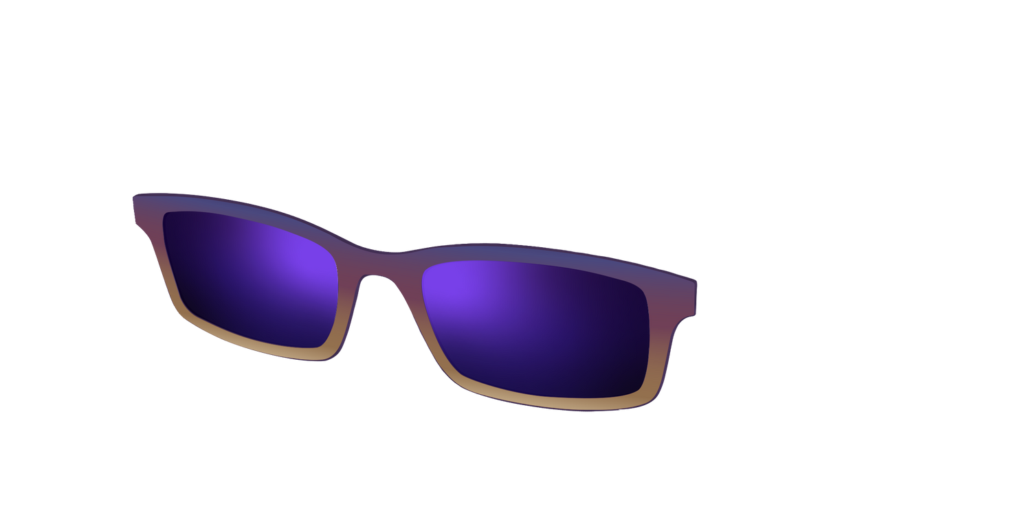 The Polarized Dusk to Dawn Gradient Sun Top - Angle Top Image - Pair Eyewear