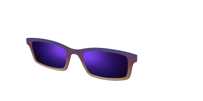 The Polarized Dusk to Dawn Gradient Sun Top - Angle Top Thumbnail - Pair Eyewear