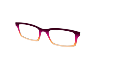 The Ember Gradient - Angle Top Thumbnail - Pair Eyewear