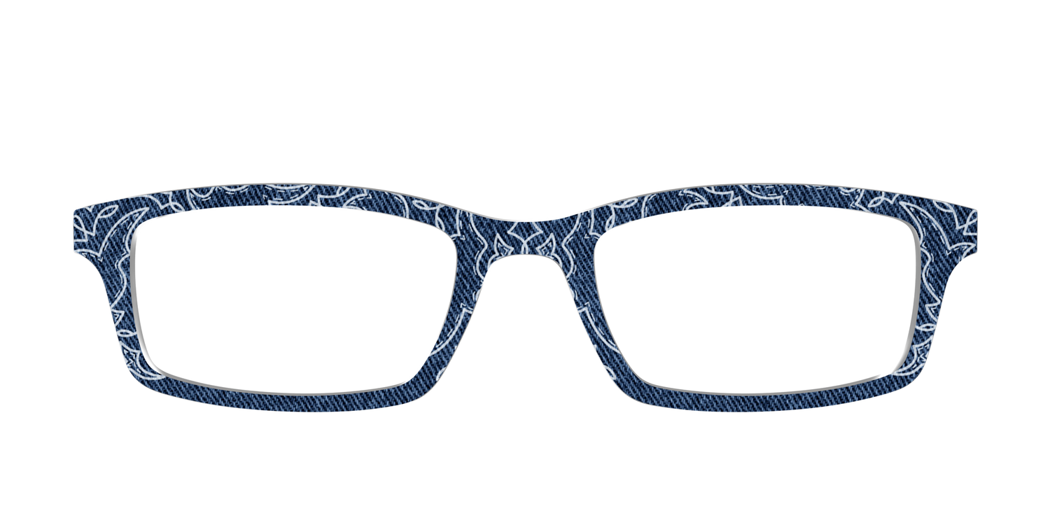 The Embroidered Indigo - Front Top Image - Pair Eyewear