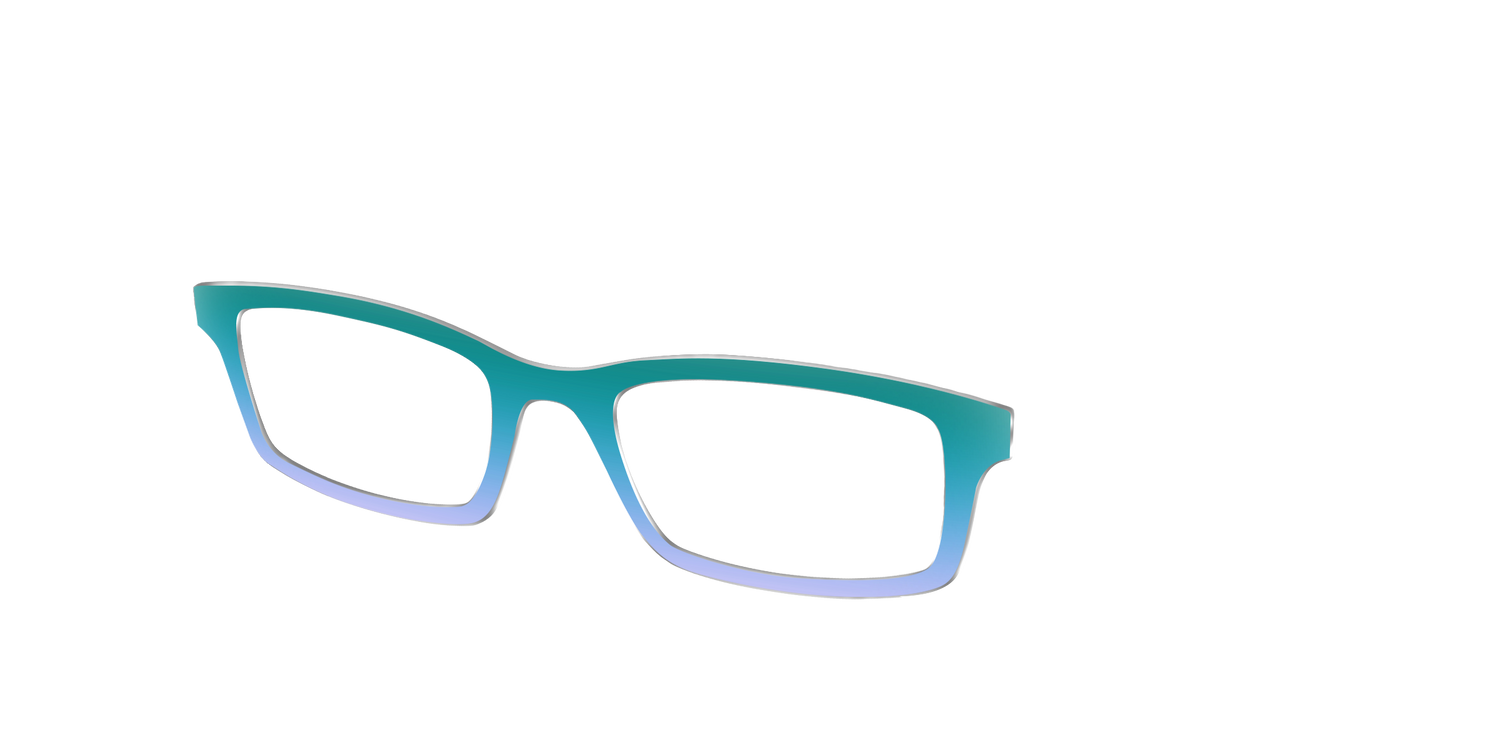 The Emerald to Lilac Gradient - Angle Top Image - Pair Eyewear