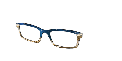 The Enchanted Pages Shimmer with Silver Foil - Angle Top Thumbnail - Pair Eyewear