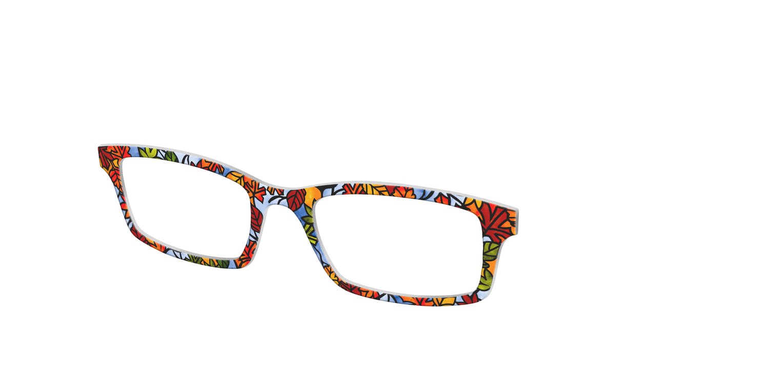 The Fall Stained Glass - Angle Top Image - Pair Eyewear