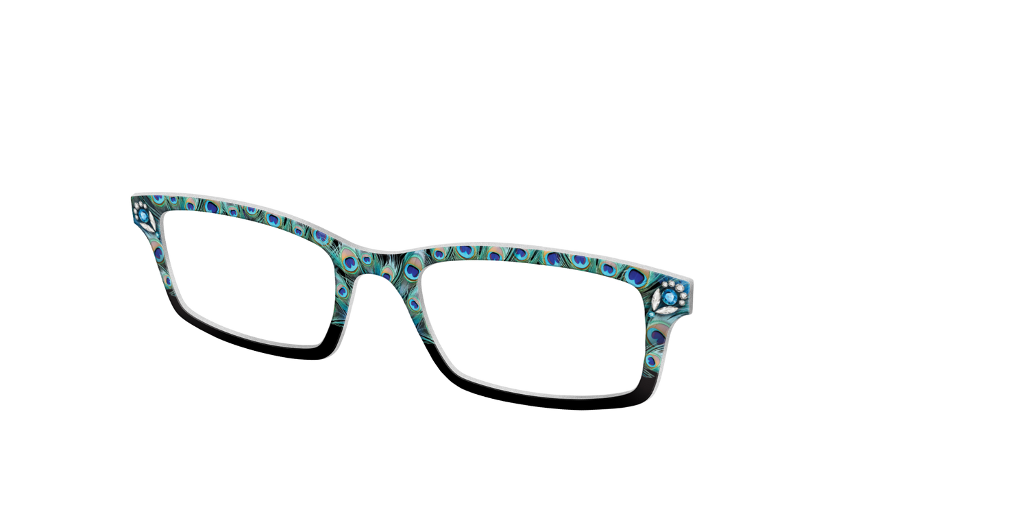 The Feathered Elegance - Angle Top Image - Pair Eyewear