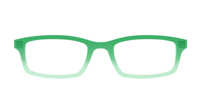 The Fern to Mint Gradient Crystal - Front Top Thumbnail - Pair Eyewear