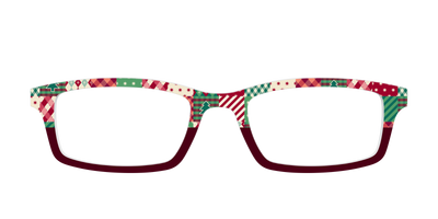 The Festive Patchwork Split - Front Top Thumbnail - Pair Eyewear