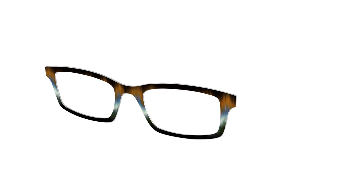 The Fiery Bronze Gradient - Angle Top Image - Pair Eyewear