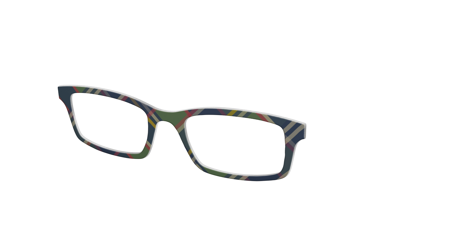 The Flannel Plaid - Angle Top Image - Pair Eyewear