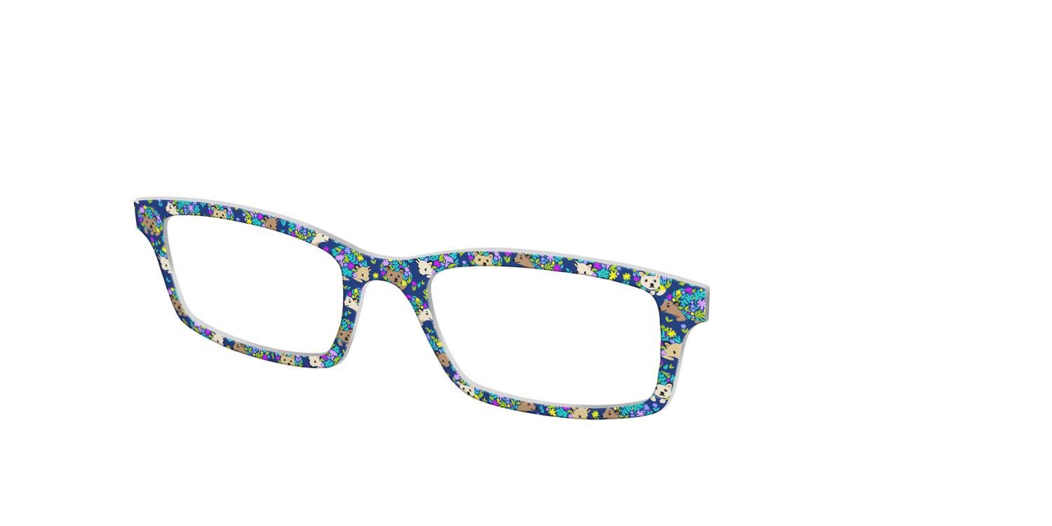 The Floral Hedgehog - Angle Top Image - Pair Eyewear