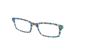 The Floral Hedgehog - Angle Top Thumbnail - Pair Eyewear