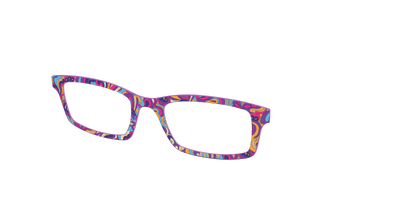 The Flower Power Paisley with Gold Foil - Angle Top Thumbnail - Pair Eyewear