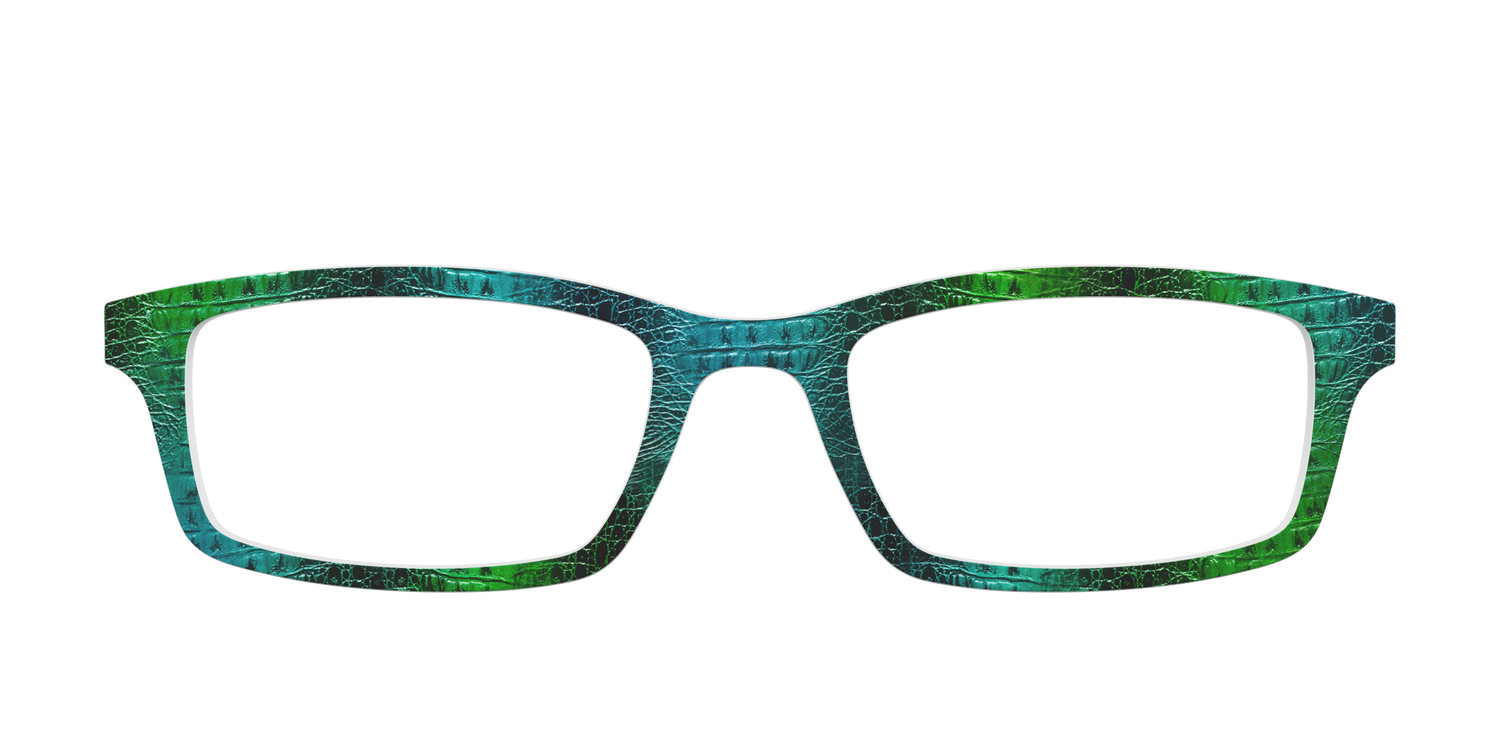 The Forest Croc Skin - Front Top Image - Pair Eyewear