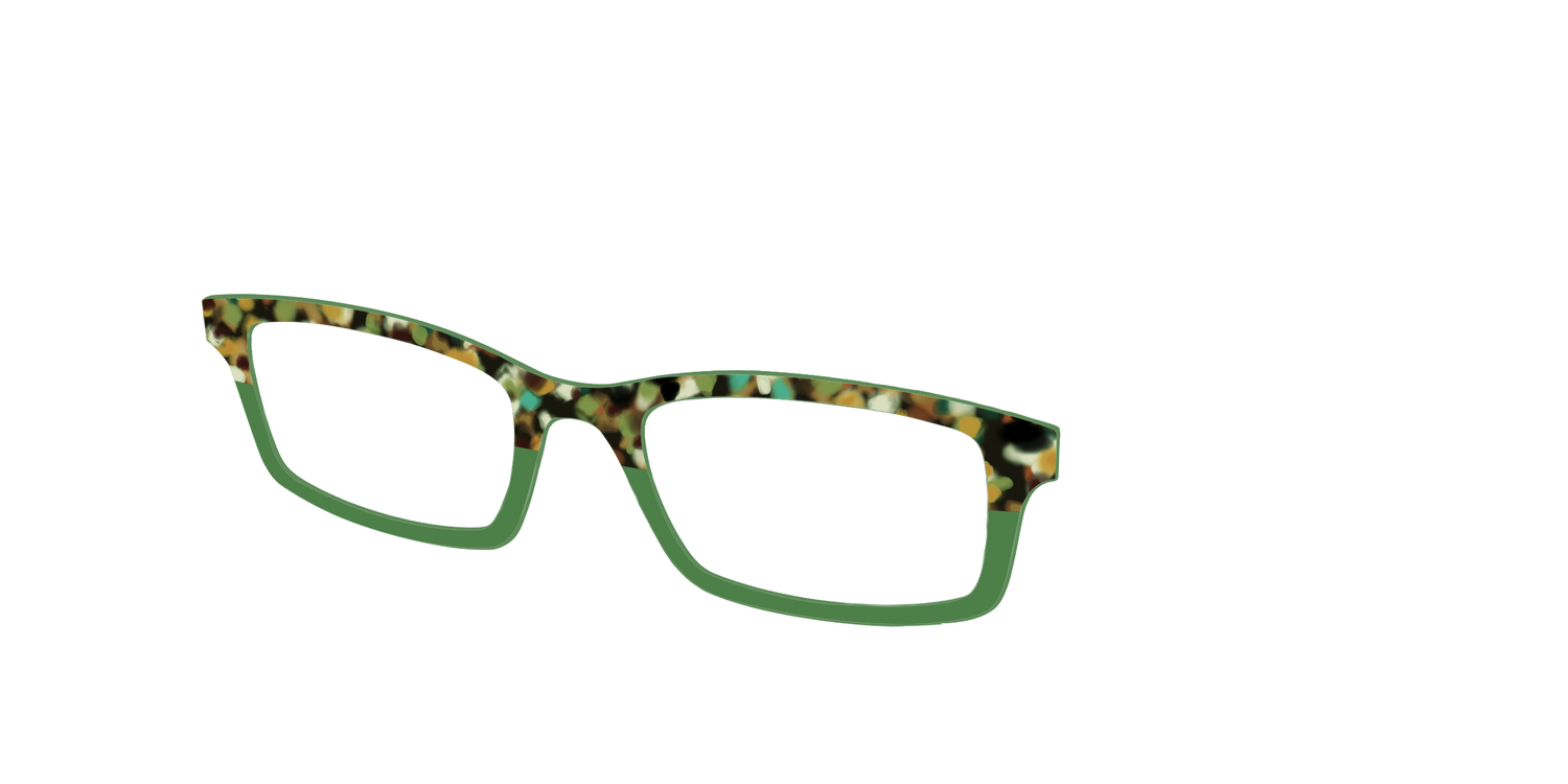 The Forest Tortoise Crystal Split - Angle Top Image - Pair Eyewear