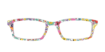 The Funky Foil Stickers - Front Top Thumbnail - Pair Eyewear