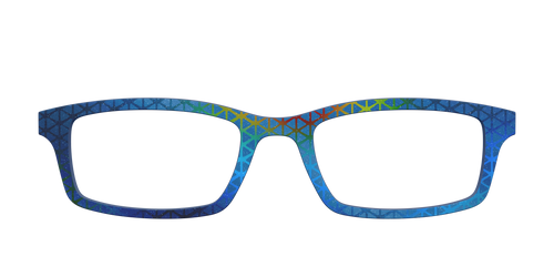 The Gleaming Blue Triangles - Pair Eyewear
