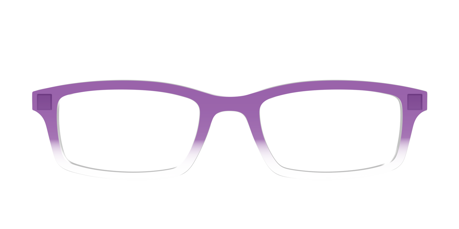 The Grape Gradient Crystal - Front Top Image - Pair Eyewear