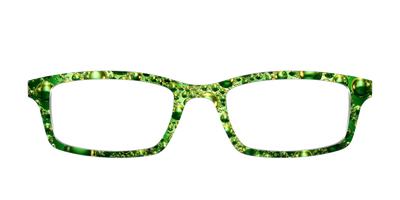The Green Bev Bubbles - Front Top Thumbnail - Pair Eyewear