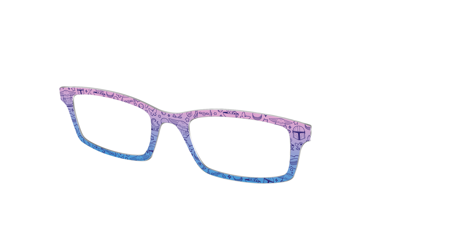 Grogu™ Galaxy Gradient - Angle Top Image - Pair Eyewear
