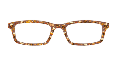 The Harvest Cafe Crystal with Gold Foil - Front Top Thumbnail - Pair Eyewear