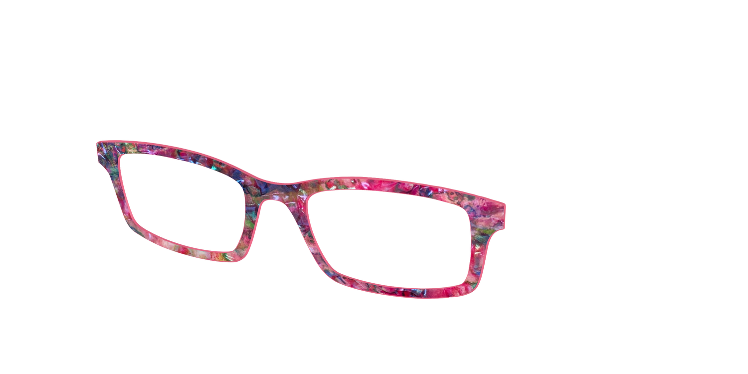 The Hibiscus Pearl Shell - Angle Top Image - Pair Eyewear