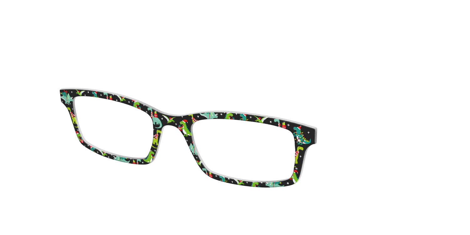 The Holiday Dino - Angle Top Image - Pair Eyewear