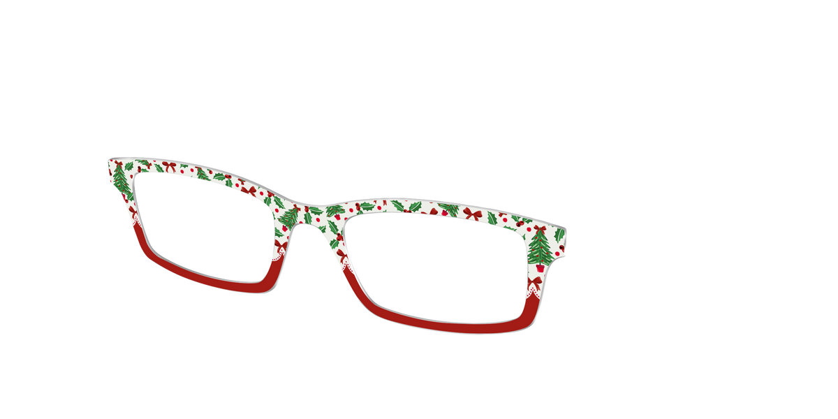 The Holly Jolly Split - Angle Top Image - Pair Eyewear
