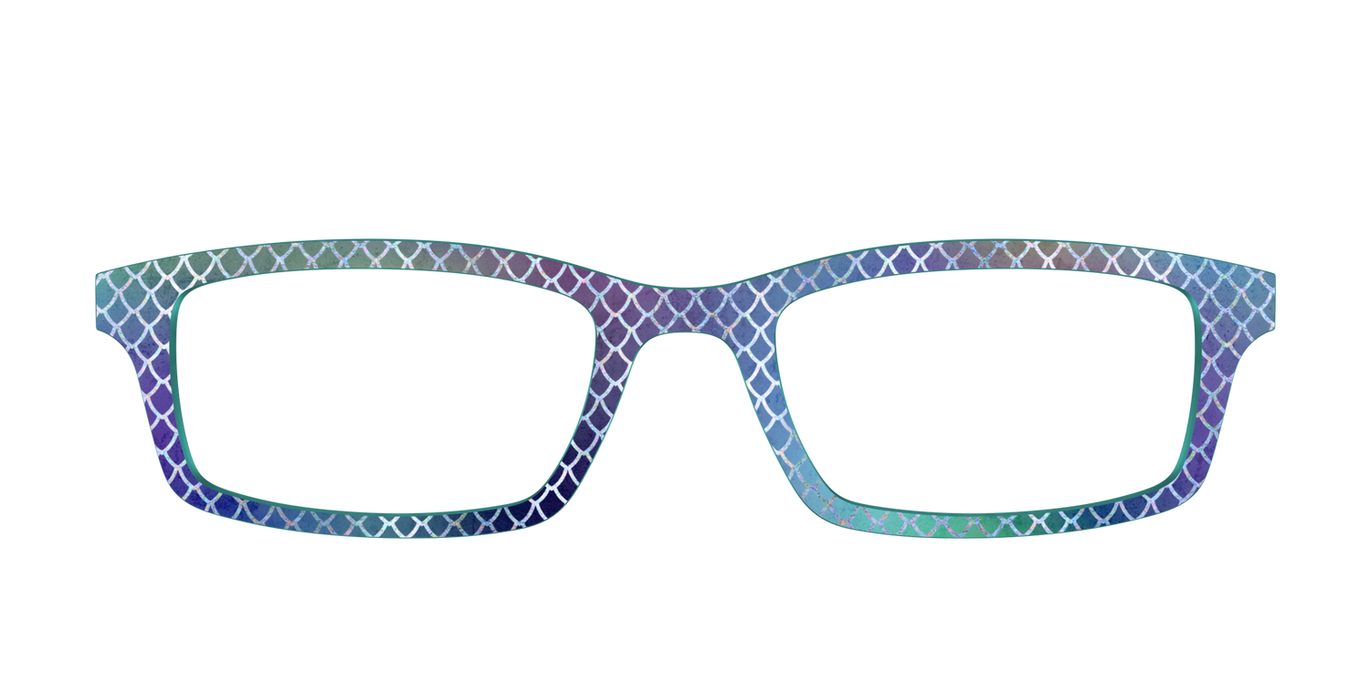 The Holographic Dragon Scales - Front Top Image - Pair Eyewear