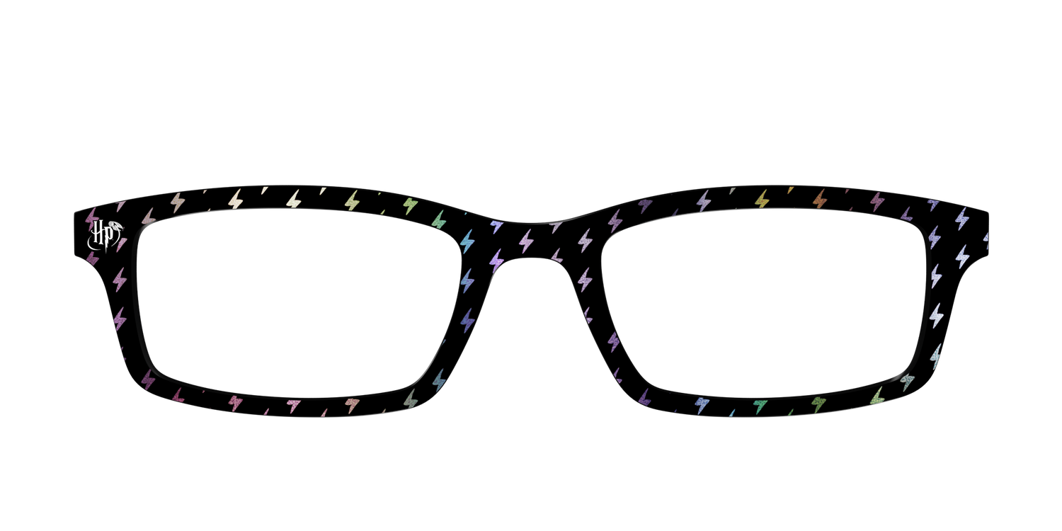 The Holographic Lightning Bolts - Front Top Image - Pair Eyewear