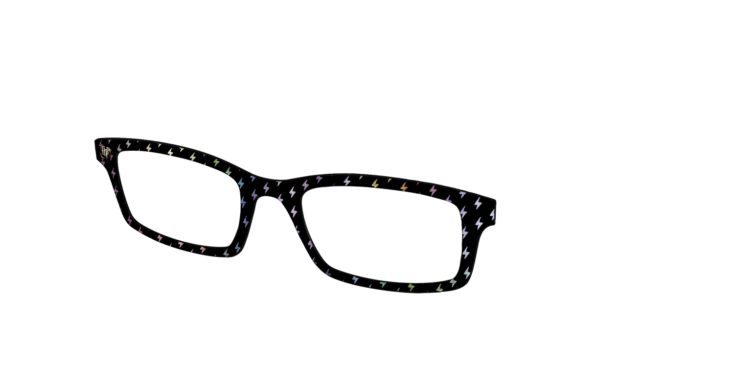 The Holographic Lightning Bolts - Angle Top Image - Pair Eyewear
