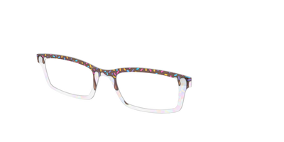 The Holographic Milkshake - Angle Top Thumbnail - Pair Eyewear