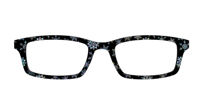 The Holographic Snowflakes - Front Top Thumbnail - Pair Eyewear