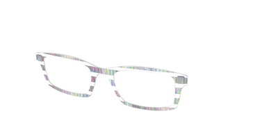The Holographic Stripes Crystal - Angle Top Thumbnail - Pair Eyewear
