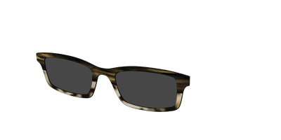The Polarized Horn Tortoise Sun Top - Angle Top Thumbnail - Pair Eyewear