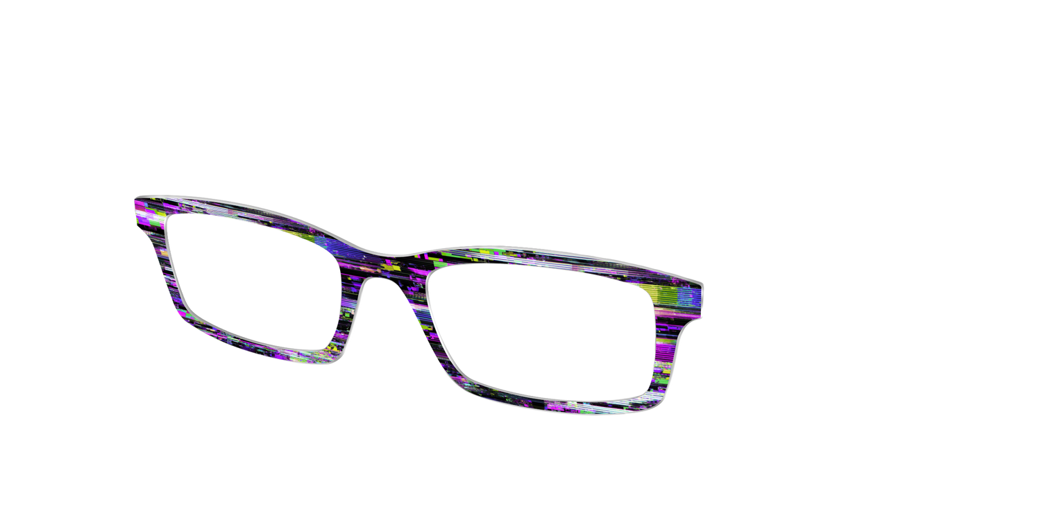 The Horror Film Glitch - Angle Top Image - Pair Eyewear