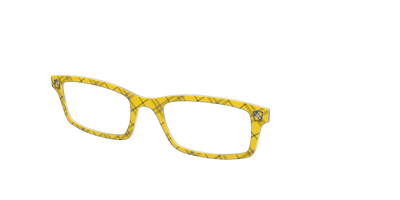 The Hufflepuff™ Plaid - Angle Top Thumbnail - Pair Eyewear
