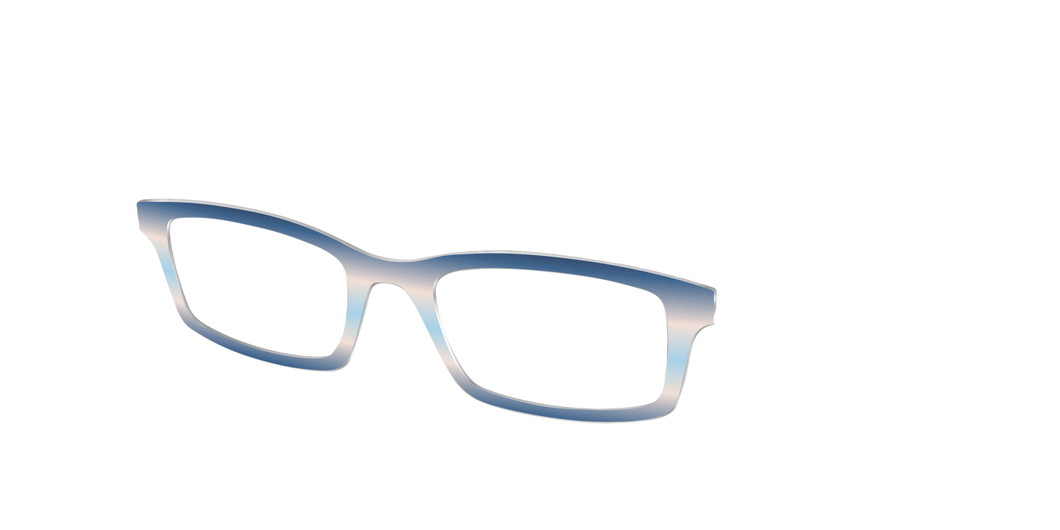 The Hydrangea Haze Gradient - Angle Top Image - Pair Eyewear