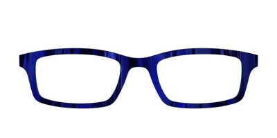 The Indigo Moire Stripes - Front Top Thumbnail - Pair Eyewear