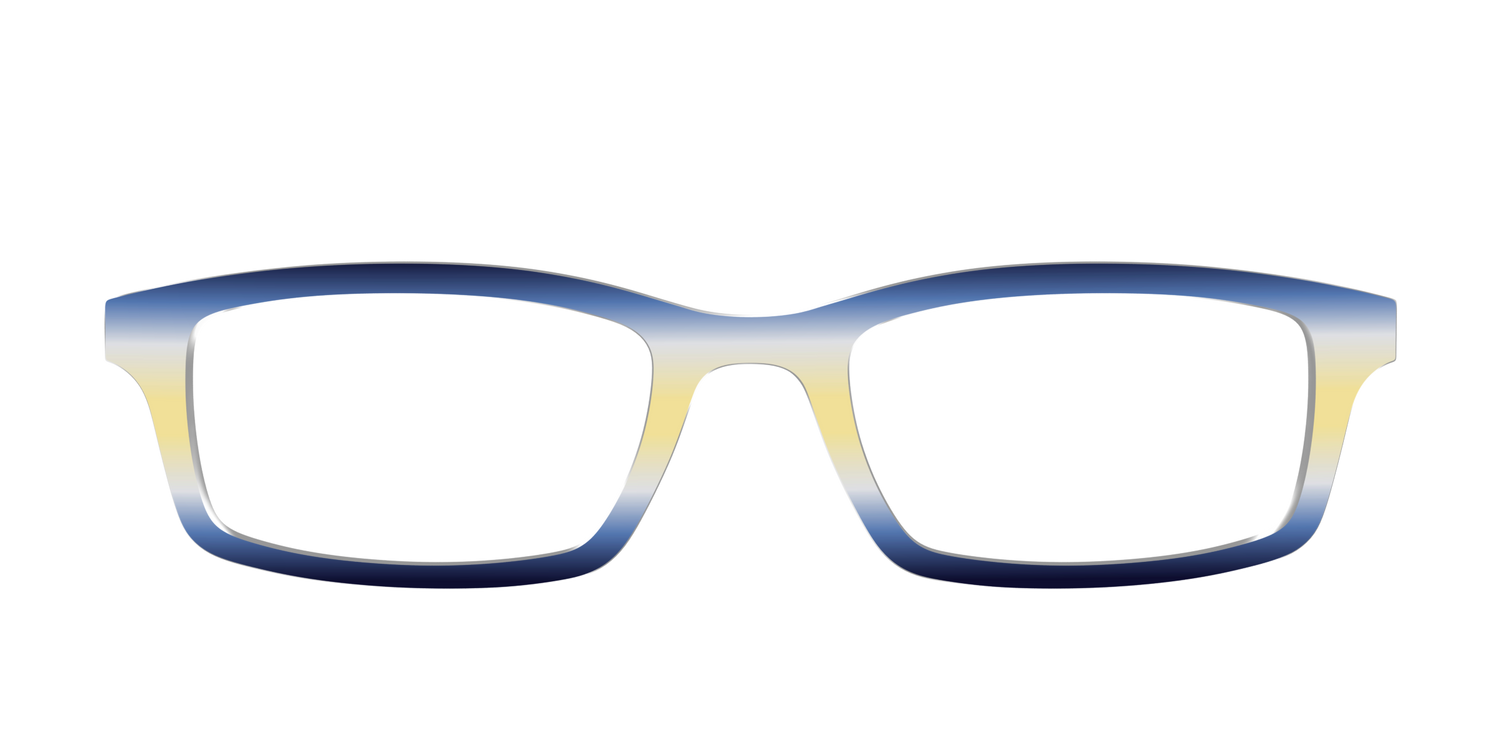 The Indigo to Honeysuckle Gradient - Front Top Image - Pair Eyewear