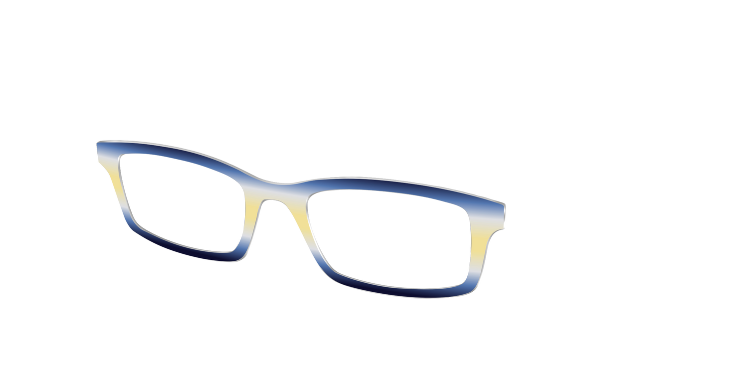 The Indigo to Honeysuckle Gradient - Angle Top Image - Pair Eyewear