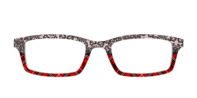 The Lace Plaid Split - Front Top Thumbnail - Pair Eyewear