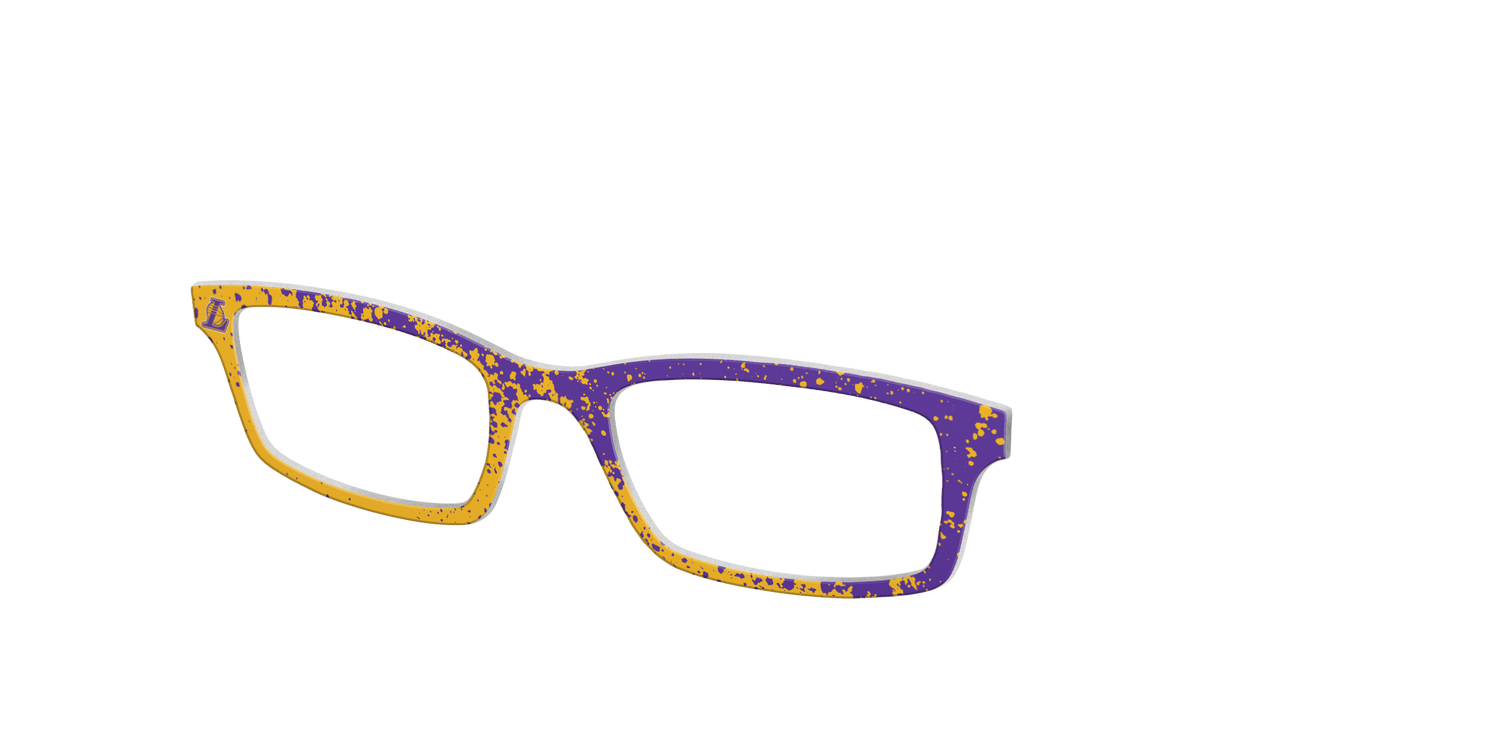 Lakers Splatter - Angle Top Image - Pair Eyewear