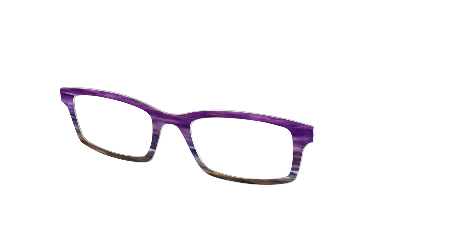 The Lilac Gradient Horn - Angle Top Image - Pair Eyewear