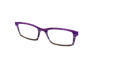 The Lilac Gradient Horn - Angle Top Thumbnail - Pair Eyewear