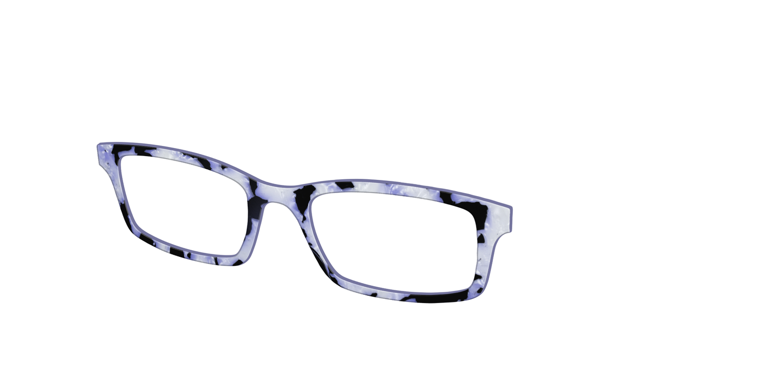 The Lilac Pearl Tortoise - Angle Top Image - Pair Eyewear